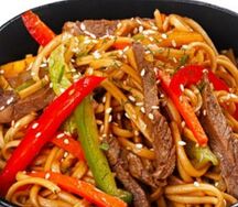 Удон с говядиной (Udon xao bo) 400