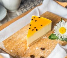 Чизкейк Манго-маракуйя
