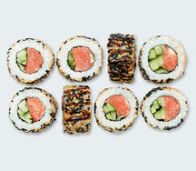 Острый с лососем