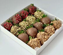 Свежая клубника в шоколаде №40