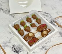 Клубника в молочном шоколаде и эскимо