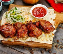 Шашлык из cвинoй шеи