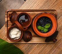 Пельмени черные с говядиной