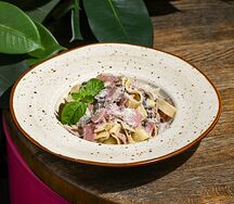 Феттуччине с грибами