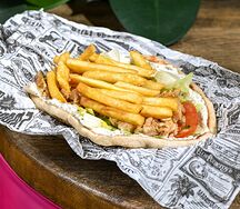 Гирос по-гречески с курицей