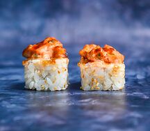 Острый лосось запеченный