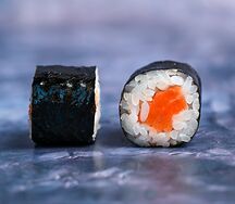 Мини с лососем 