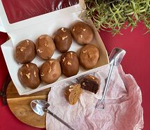 Пирожное Картошка шоколадная и карамельная