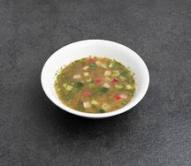 Окрошка с колбасой