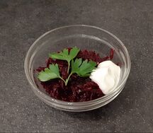 Свекла с яблоком