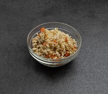 Перловка с овощами