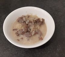 Бефстроганов с говядиной