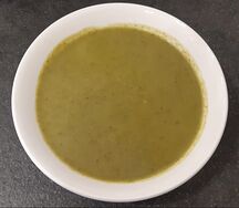 Суп-пюре с шпинатом