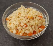 Булгур с овощами