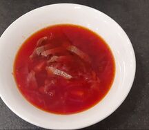 Борщ с говядиной