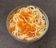 Спагетти с овощами