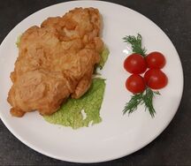 Цесарка в сырном кляре