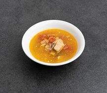 Уха по-царски с семгой