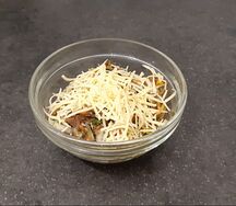 Салат с языком и корейской морковью