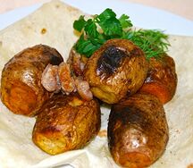 Картофель на углях