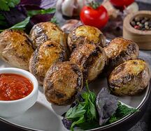 Картофель с курдюком