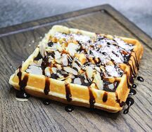 Вафля Шоколад с кокосом и миндалем