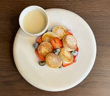 Мини-сырники со сгущёнкой 