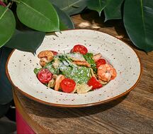 Цезарь с креветками 