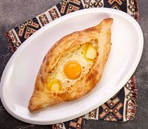 Хачапури по-аджарски (лодочка)