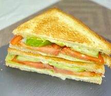 Сэндвич с лососем