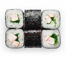 Ролл с копченой курицей