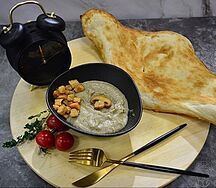 Крем-суп грибной с гренками