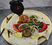 Шашлык из овощного ассорти