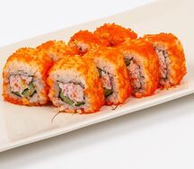 Ролл Калифорния в масаго