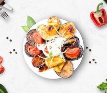 Овощи на углях