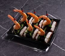 Сет Канапе с креветкой