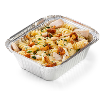 Паста с лисичками и курицей в сливочном соусе