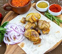 Картофель на углях