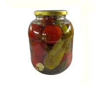Տնական թթու լոլիկ