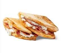 Mod-пицца с моцареллой и ветчиной