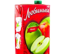Сок Любимый яблоко