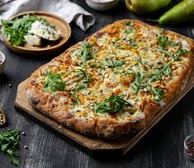 Римская пицца Груша-горгонзола