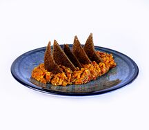 Овощная икра с гренками