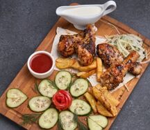 Шашлык из куриной голени