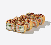 Темпура с лососем терияки