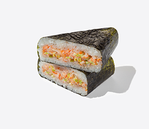 Онигири с гребешком