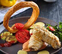 Куриный рулет с сыром фета
