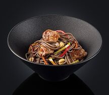 Гречневая лапша с мясом цыпленка
