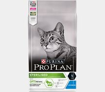Pro Plan для стерилизованных кошек и кастрированных котов, с кроликом