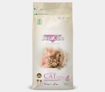 Для взрослых стерилизованных и склонных к ожирению кошек всех пород Bonacibo Adult Cat Light & Sterilised